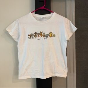 VINTAGE Crazy Cats Tee Shirt